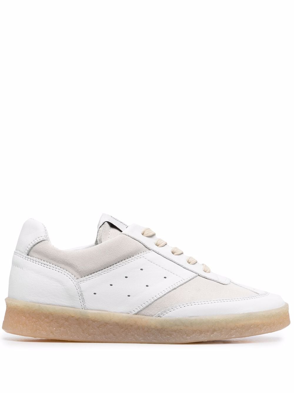 MM6 Maison Margiela 6 Court low-top sneakers - White von MM6 Maison Margiela