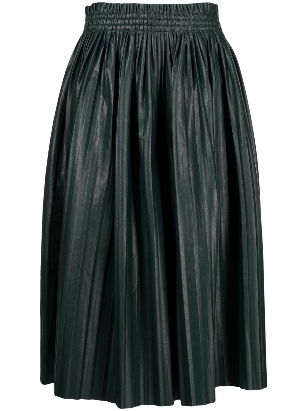 MM6 Maison Margiela below-knee pleated skirt - Black von MM6 Maison Margiela