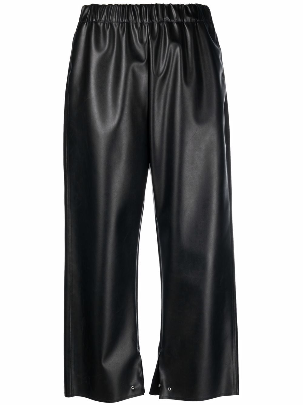 MM6 Maison Margiela elasticated-waist cropped trousers - Black von MM6 Maison Margiela