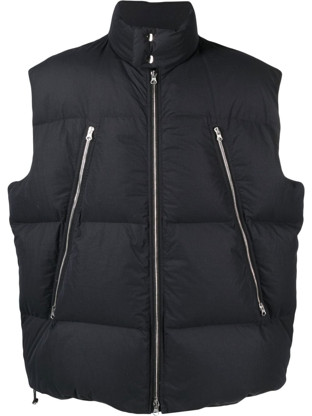 MM6 Maison Margiela high-neck padded gilet - Black von MM6 Maison Margiela