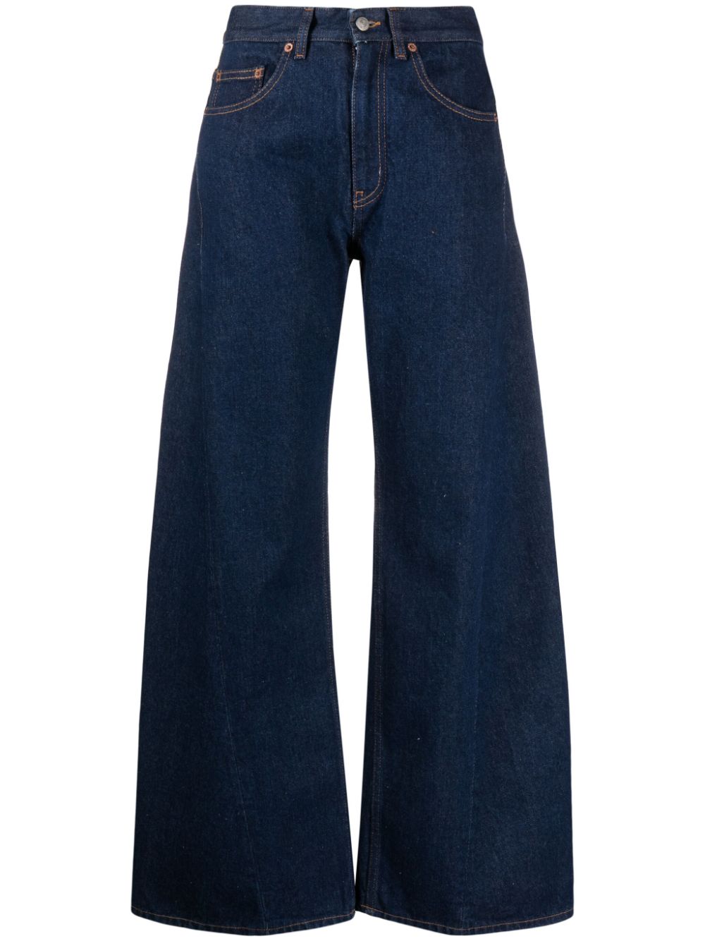 MM6 Maison Margiela high-rise flared jeans - Blue von MM6 Maison Margiela