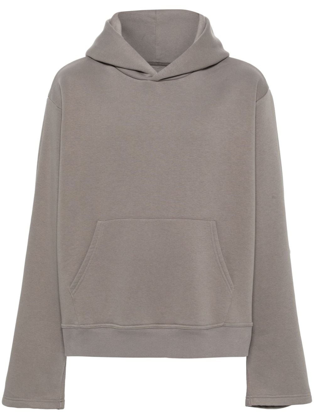 MM6 Maison Margiela mélange-effect drop-shoulder hoodie - Neutrals von MM6 Maison Margiela