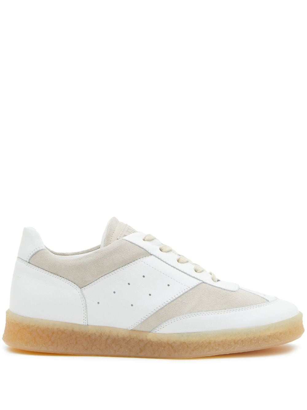 MM6 Maison Margiela 6 Court low-top sneakers - White von MM6 Maison Margiela