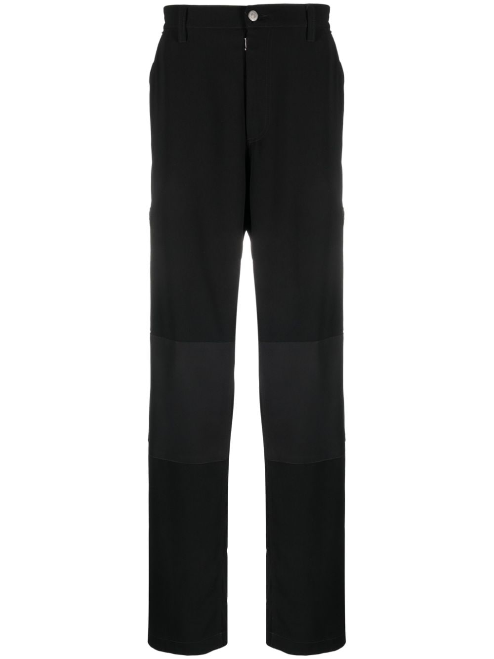 MM6 Maison Margiela panelled straight-leg cargo trousers - Black von MM6 Maison Margiela