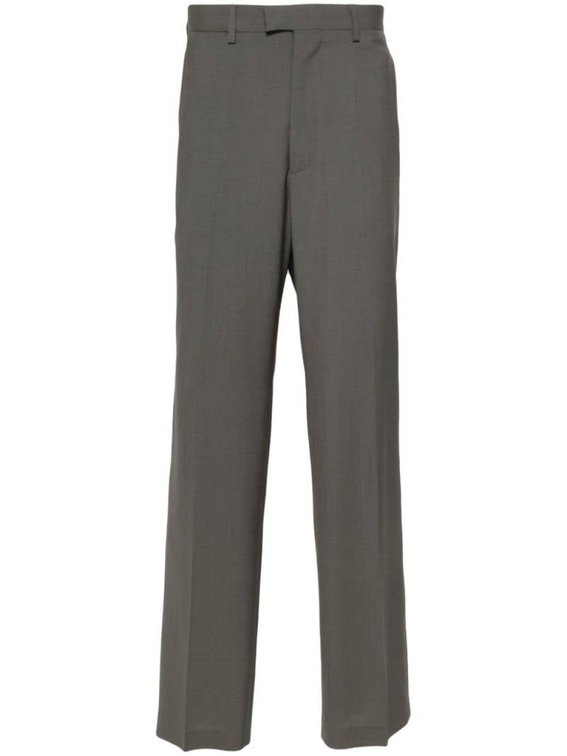 MM6 Maison Margiela pressed-crease straight-leg trousers - Brown von MM6 Maison Margiela