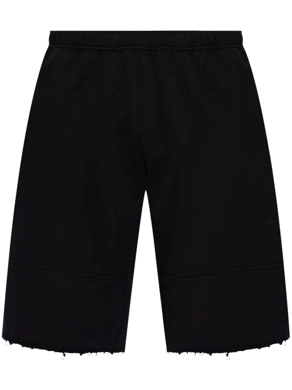 MM6 Maison Margiela raw-cut cotton bermuda shorts - Black von MM6 Maison Margiela