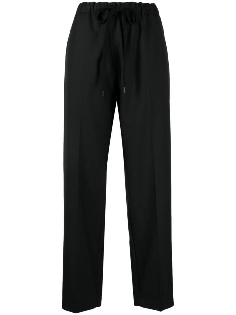 MM6 Maison Margiela single-stitch cropped trousers - Black von MM6 Maison Margiela