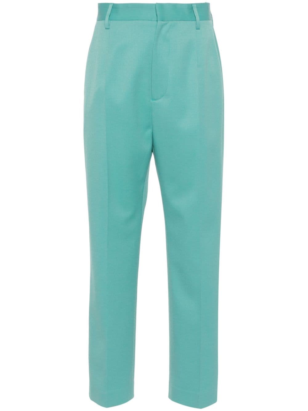 MM6 Maison Margiela single-stitch tapered trousers - Green von MM6 Maison Margiela