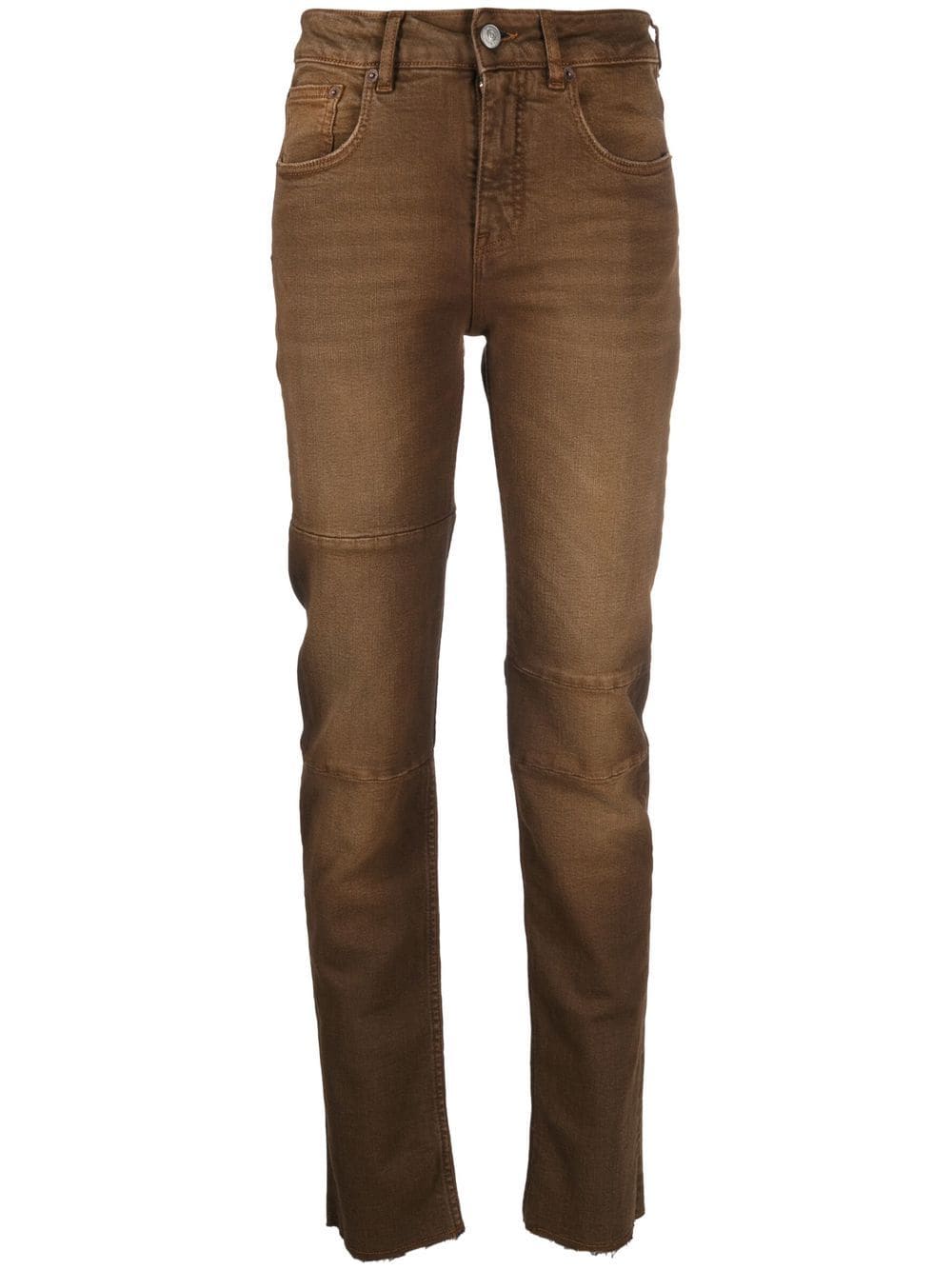 MM6 Maison Margiela skinny denim jeans - Brown von MM6 Maison Margiela