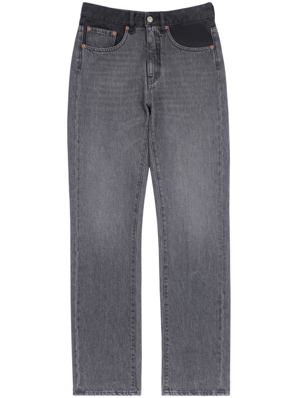 MM6 Maison Margiela slim-cut cotton jeans - Grey von MM6 Maison Margiela