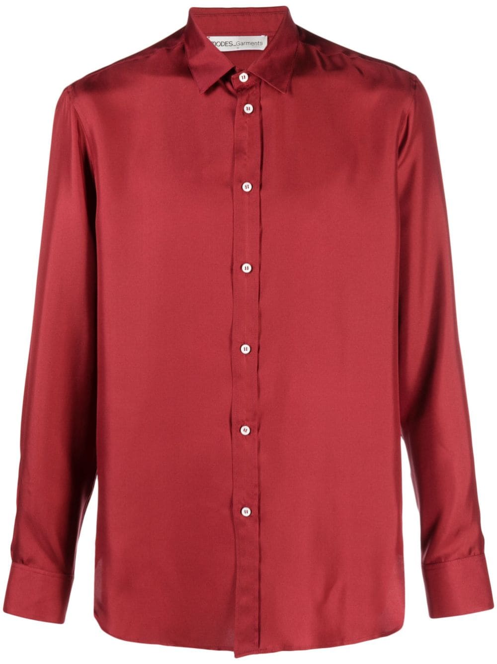 MODES GARMENTS buttoned silk shirt - Red von MODES GARMENTS
