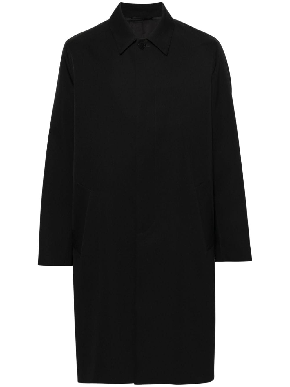 MODES GARMENTS classic-collar wool coat - Black von MODES GARMENTS