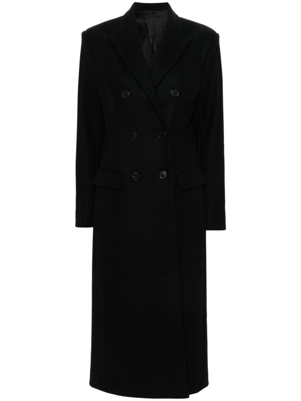 MODES GARMENTS double-breasted wool coat - Black von MODES GARMENTS