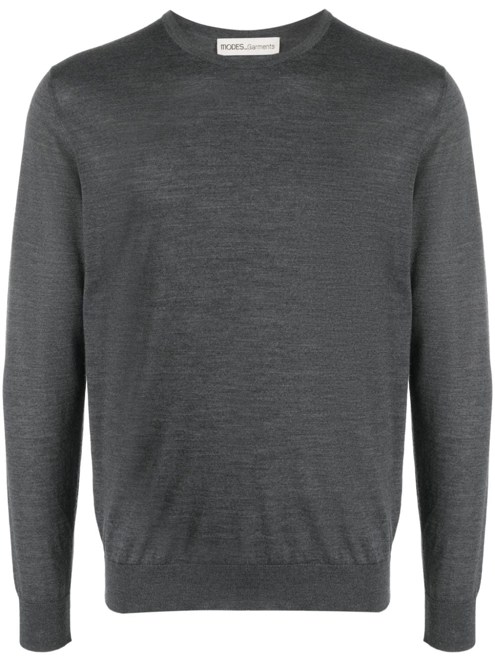 MODES GARMENTS fine-knit merino wool jumper - Grey von MODES GARMENTS