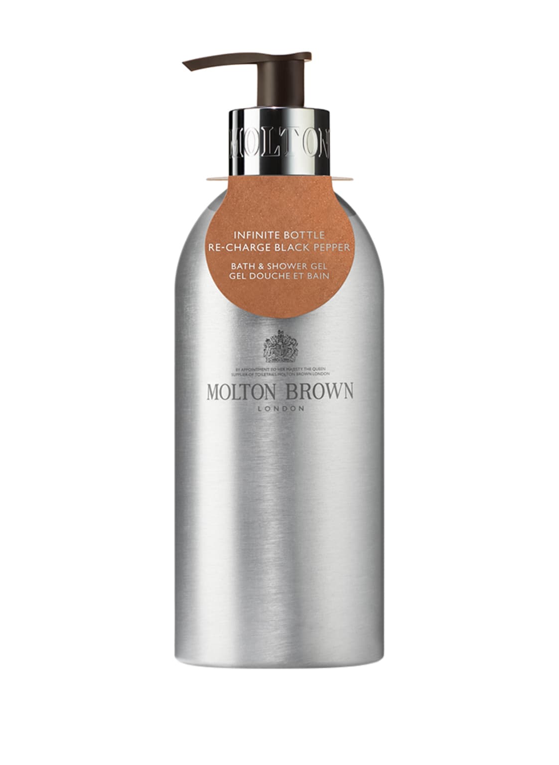 Molton Brown Re-Charge Black Pepper Infinite Bottle Bath & Shower Gel 400 ml Molton Brown Re-Charge Black Pepper Infinite Bottle Bath & Shower Gel 400 ml von MOLTON BROWN