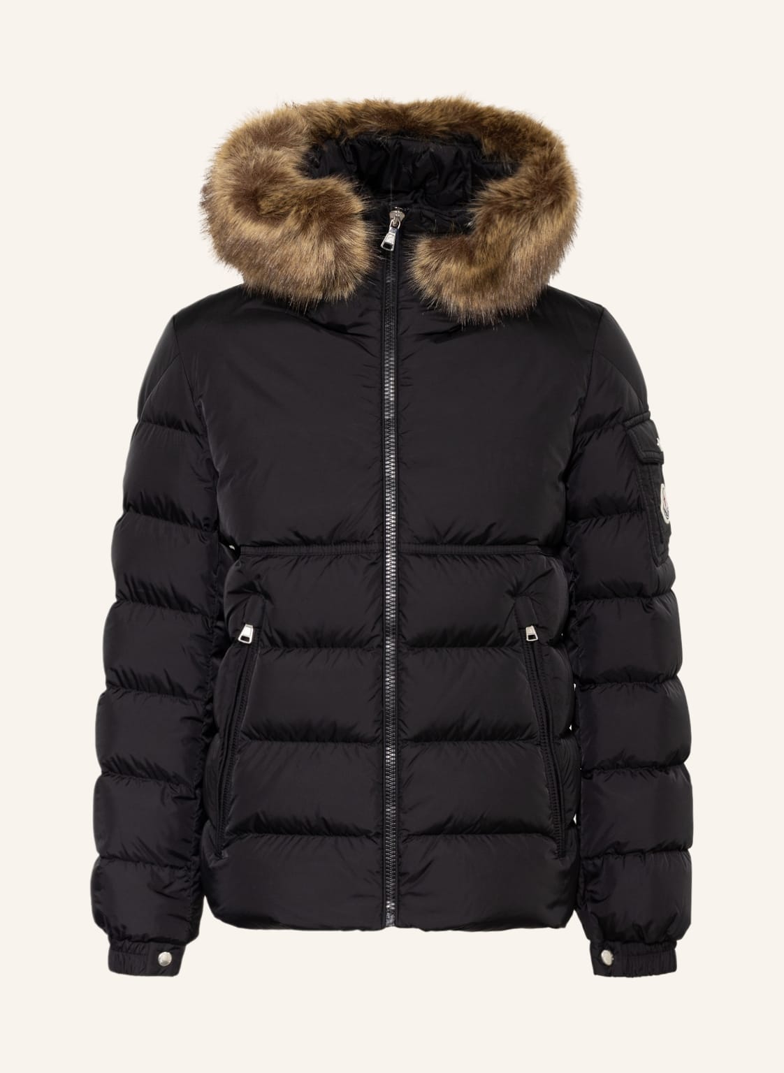 Moncler Enfant Daunenjacke New Byronf Mit Abnehmbarem Kunstpelz schwarz Moncler Enfant Daunenjacke New Byronf Mit Abnehmbarem Kunstpelz schwarz von MONCLER enfant