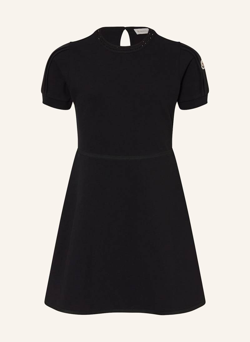 Moncler Enfant Kleid Mit Strasssteinen schwarz von MONCLER enfant