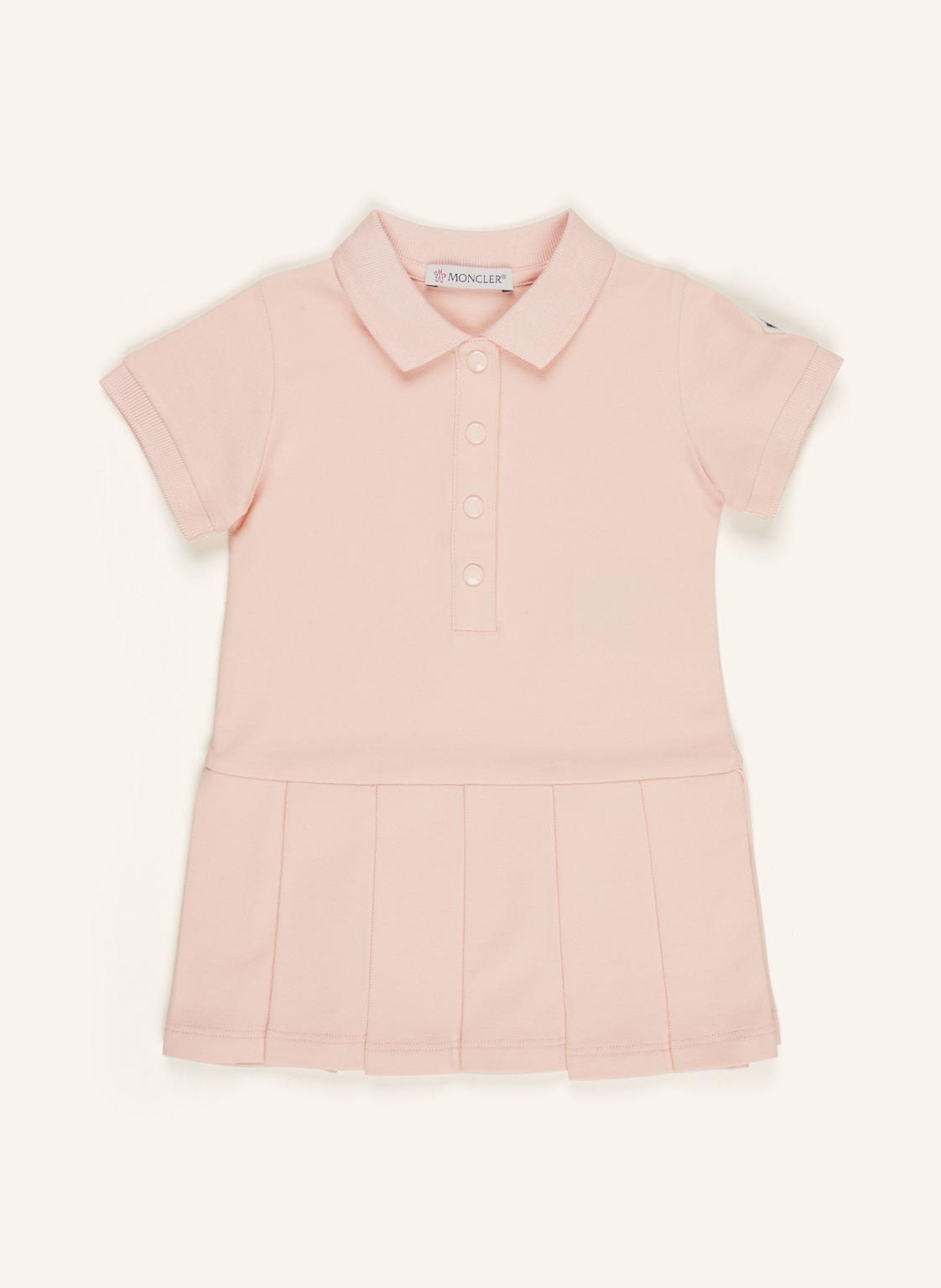 Moncler Enfant Piqué-Kleid rosa Moncler Enfant Piqué-Kleid rosa von MONCLER enfant