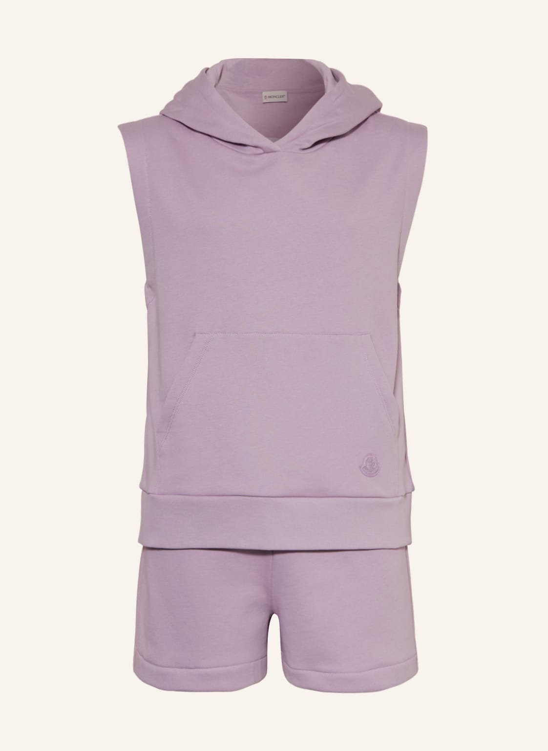 Moncler Enfant Set: Hoodie Und Sweatshorts lila Moncler Enfant Set: Hoodie Und Sweatshorts lila von MONCLER enfant
