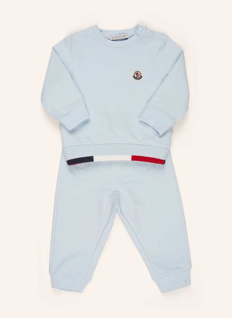 Moncler Enfant Set: Sweatshirt Und Sweathose blau von MONCLER enfant