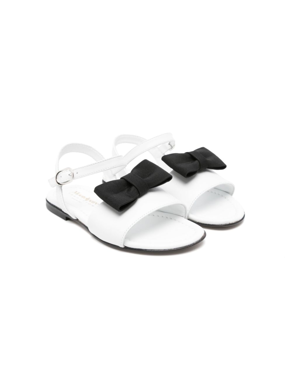 MONTELPARE TRADITION bow-detail leather sandals - White von MONTELPARE TRADITION