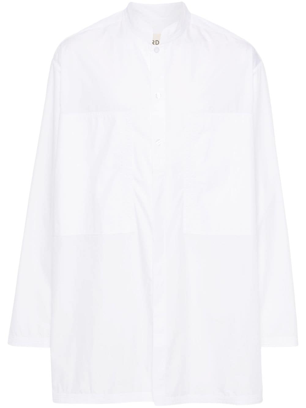 MORDECAI cotton poplin shirt - White von MORDECAI