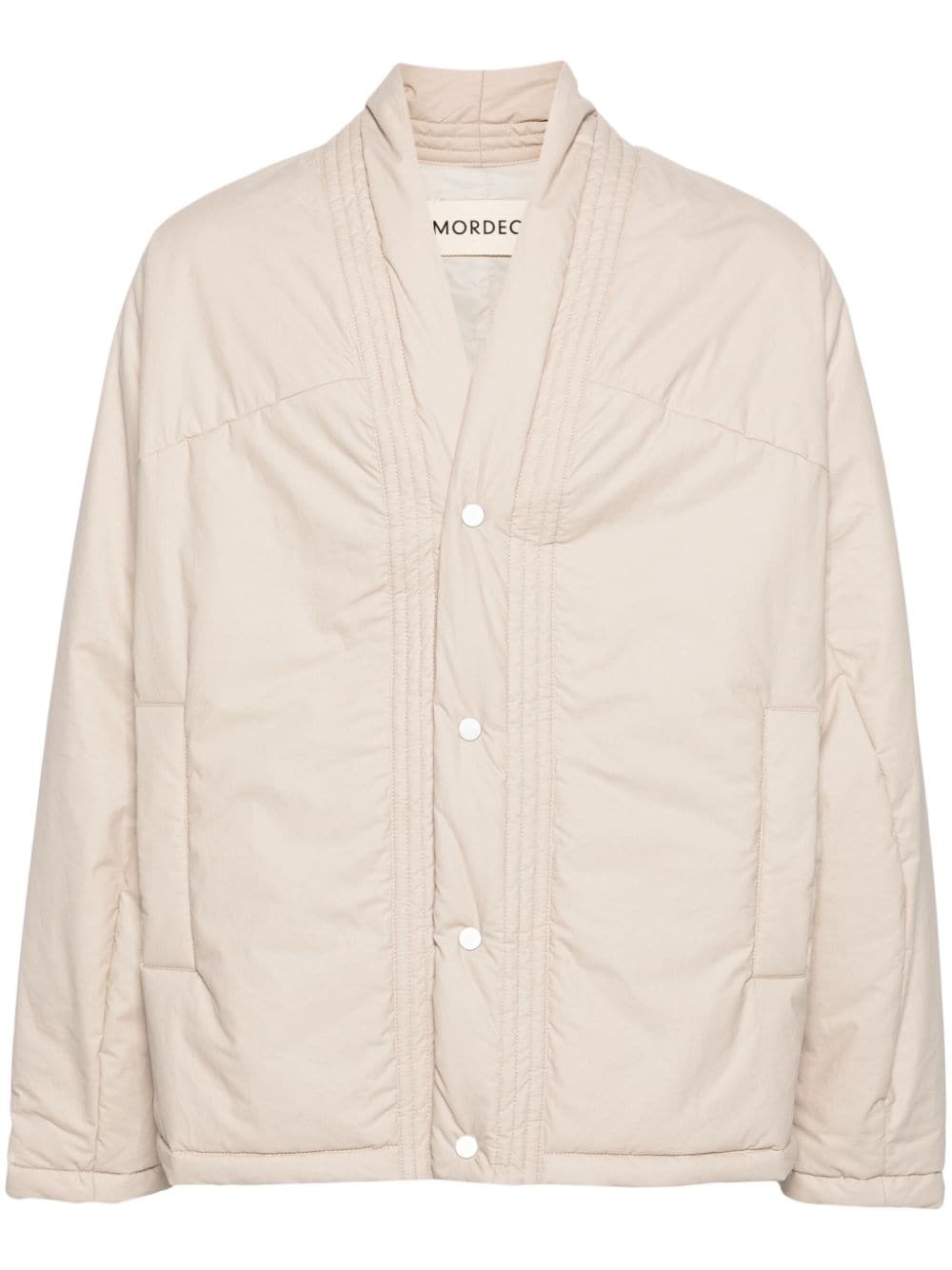 MORDECAI quilted padded jacket - Neutrals von MORDECAI