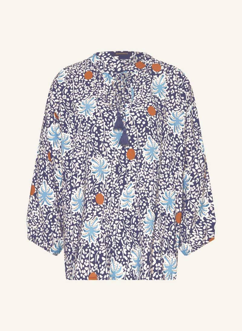 More & More Blusenshirt Mit 3/4-Arm blau von MORE & MORE