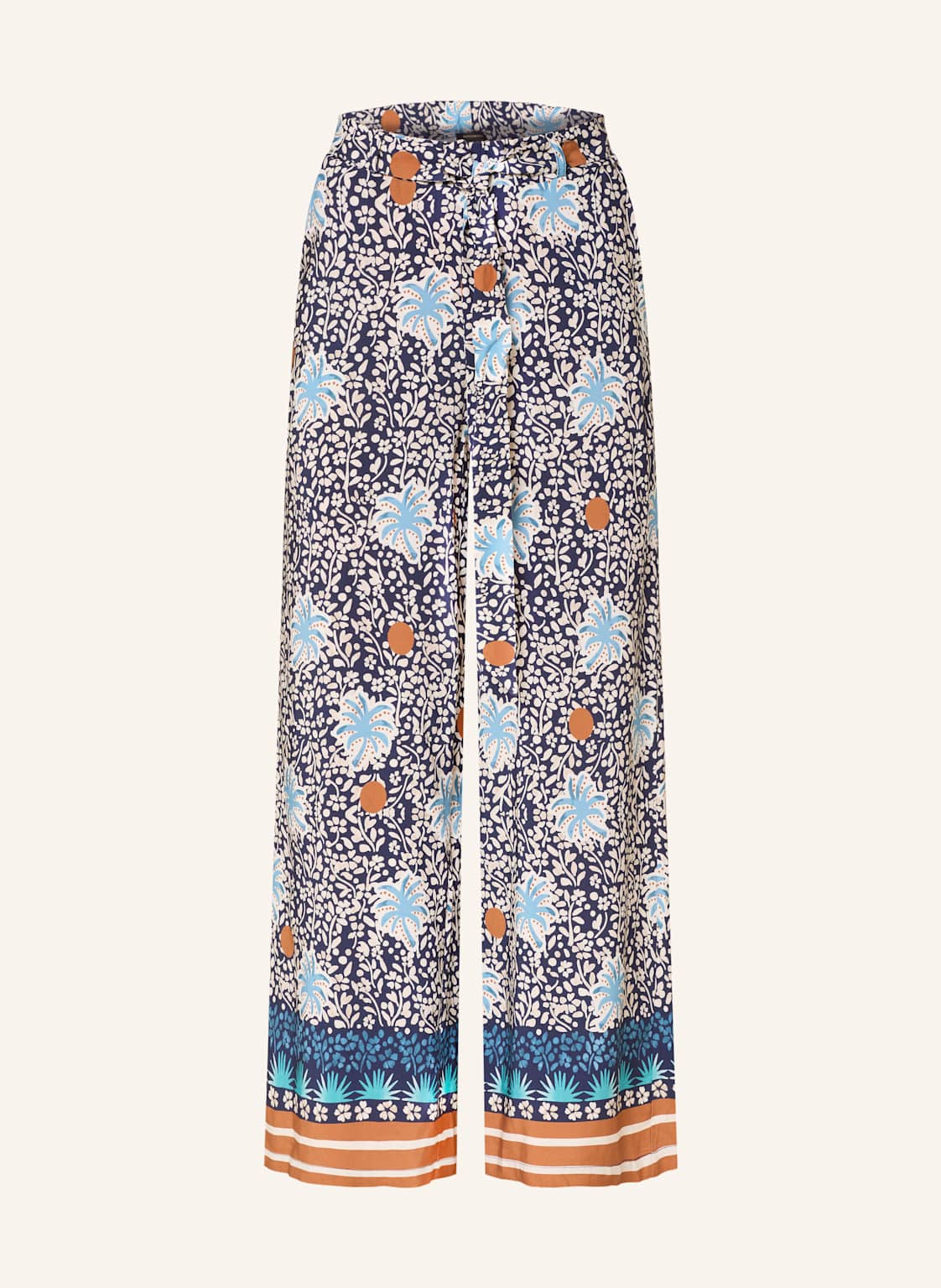 More & More Marlenehose blau von MORE & MORE