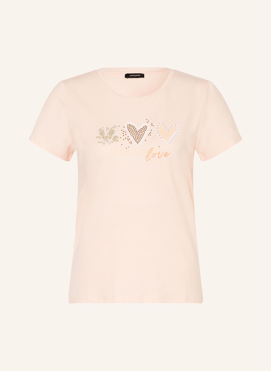 More & More T-Shirt Mit Schmucksteinen orange More & More T-Shirt Mit Schmucksteinen orange von MORE & MORE
