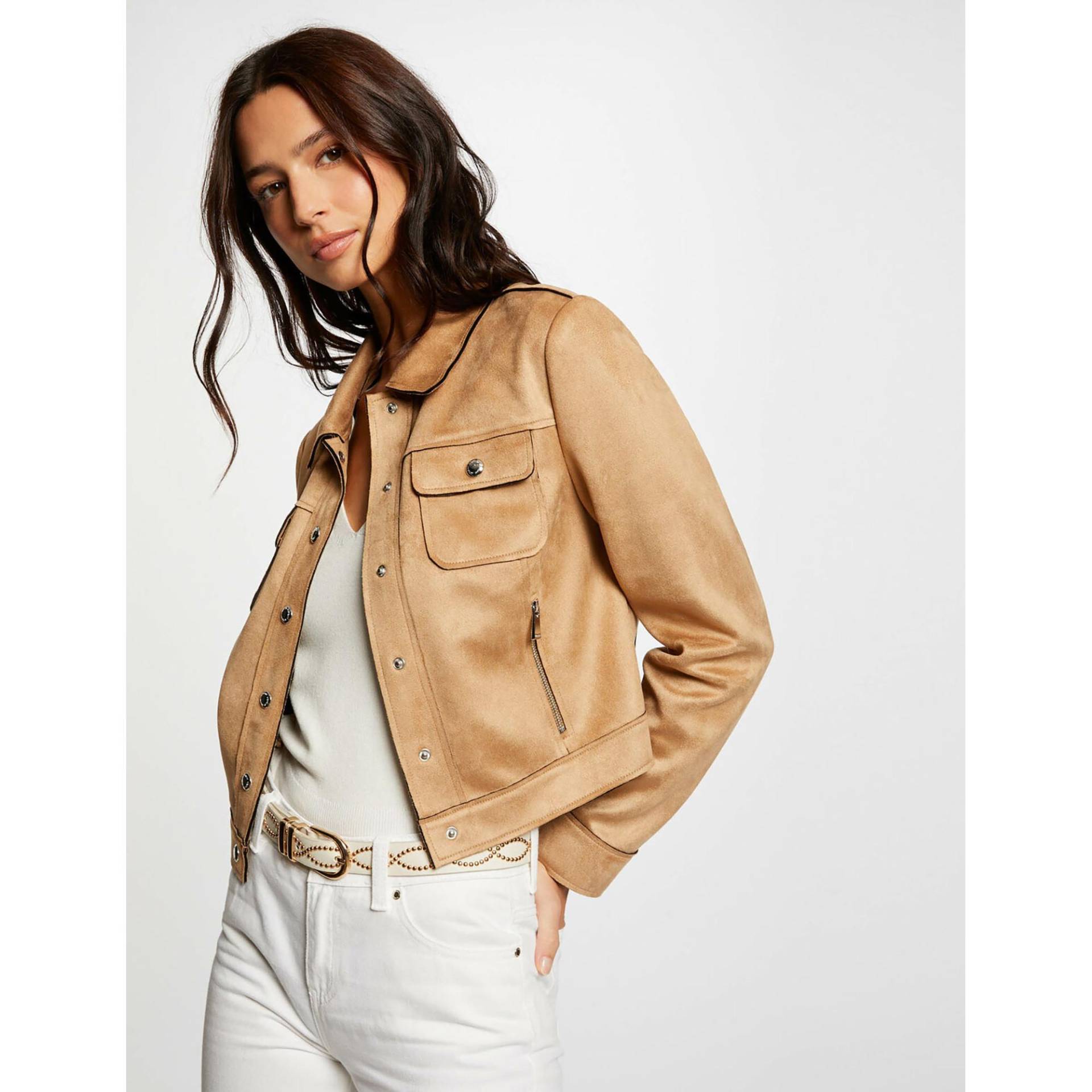 Blouson Damen Camel 44 von MORGAN