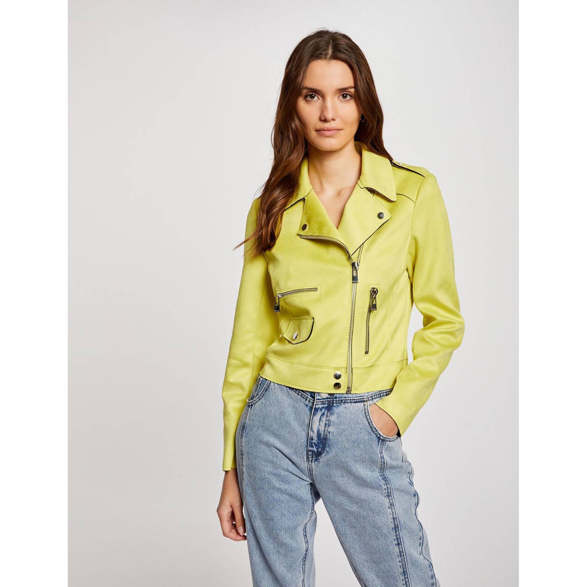 Blouson Damen Gelb 38 von MORGAN