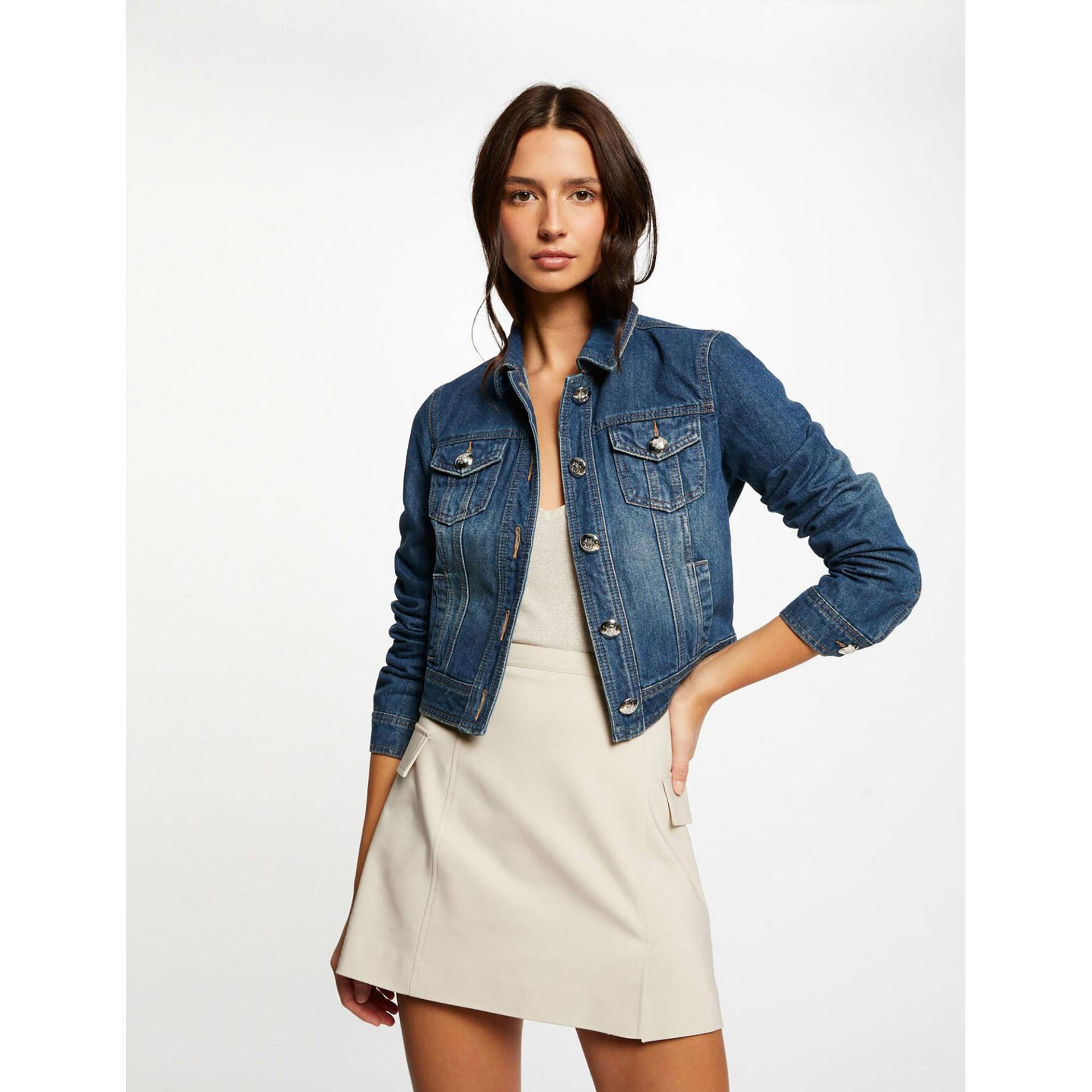 Jacke Damen Blau Denim 40 von MORGAN