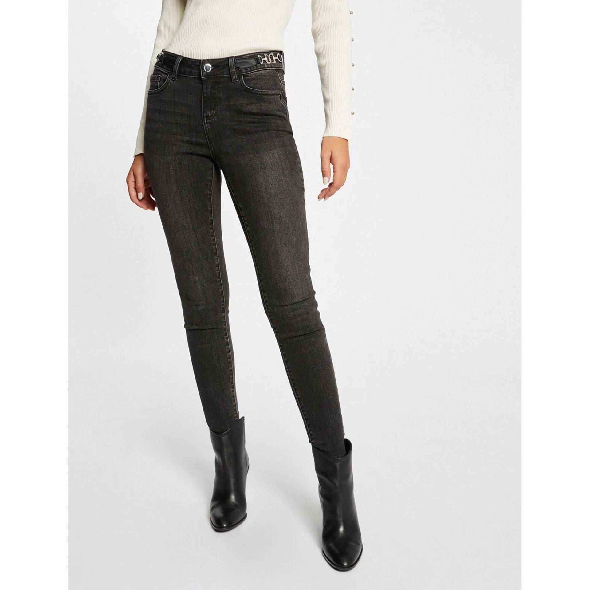 Jeans Damen Mediumgrau 34 von MORGAN