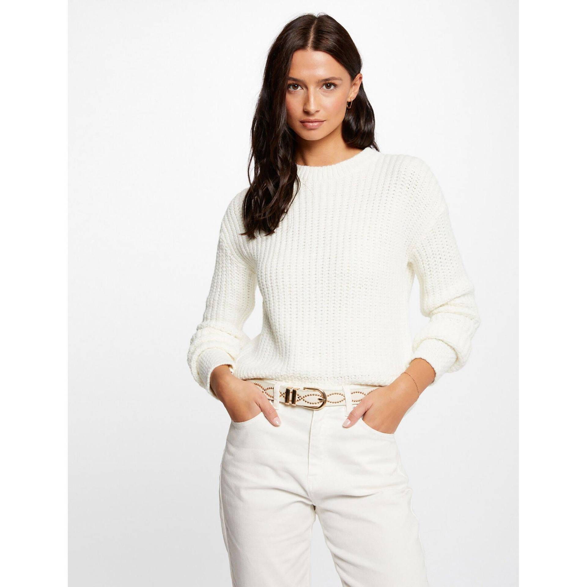 Pullover Damen Ecru M von MORGAN