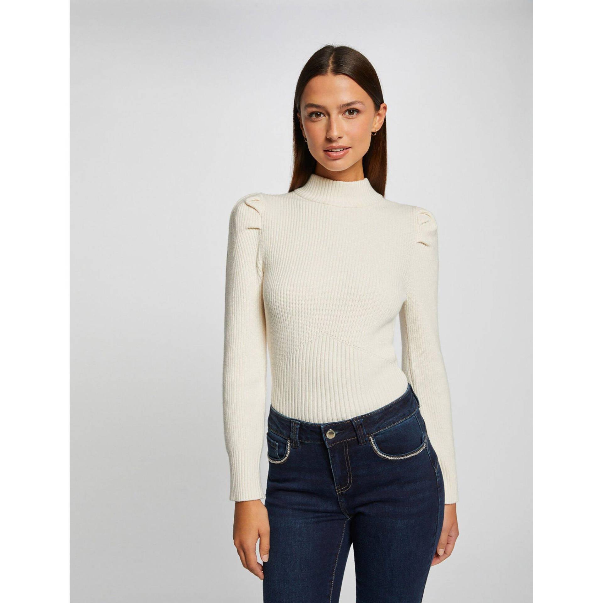 Pullover Damen Elfenbein XS von MORGAN