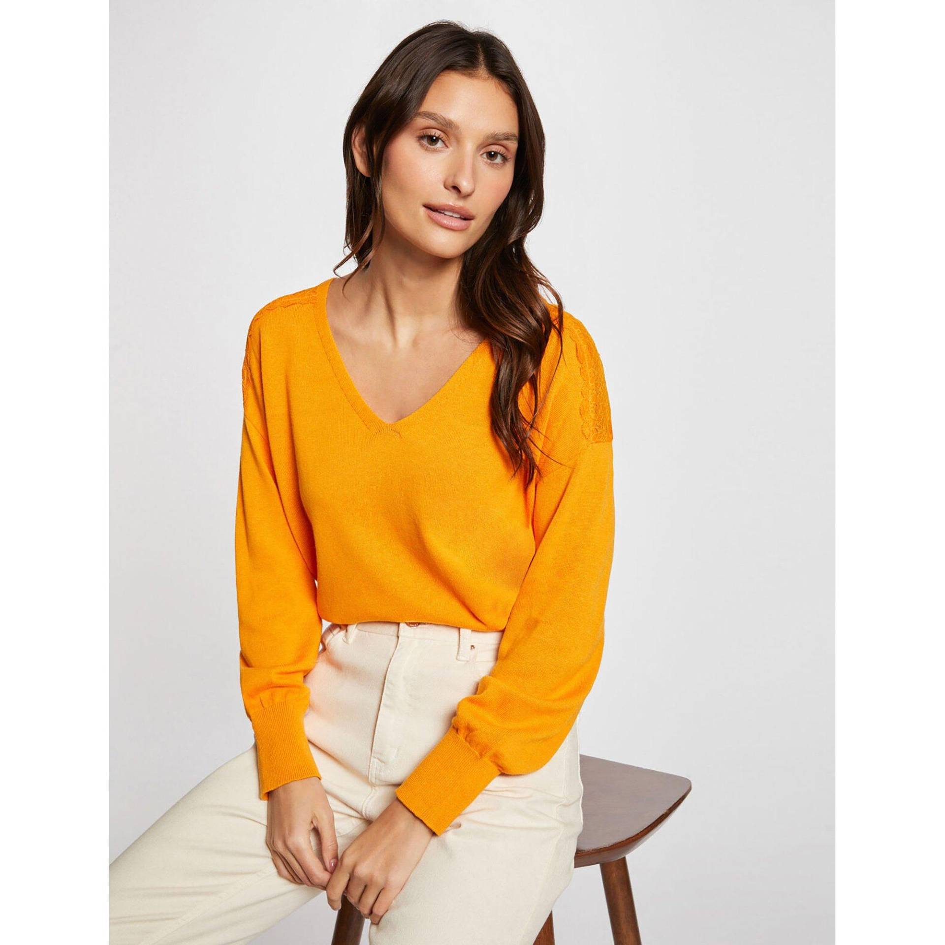 Pullover Damen Orange XL von MORGAN