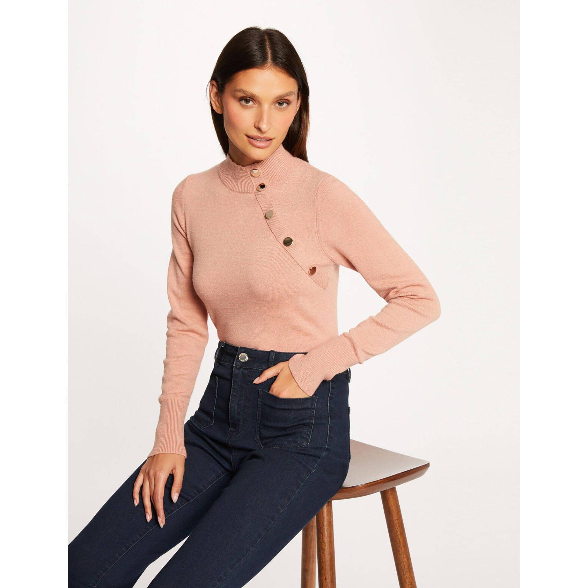 Pullover Damen Rosa L von MORGAN