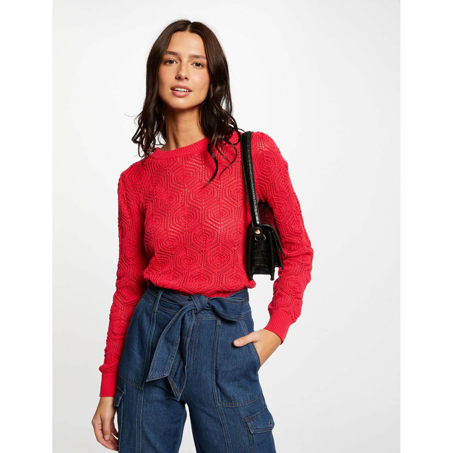 Pullover Damen Rot L von MORGAN