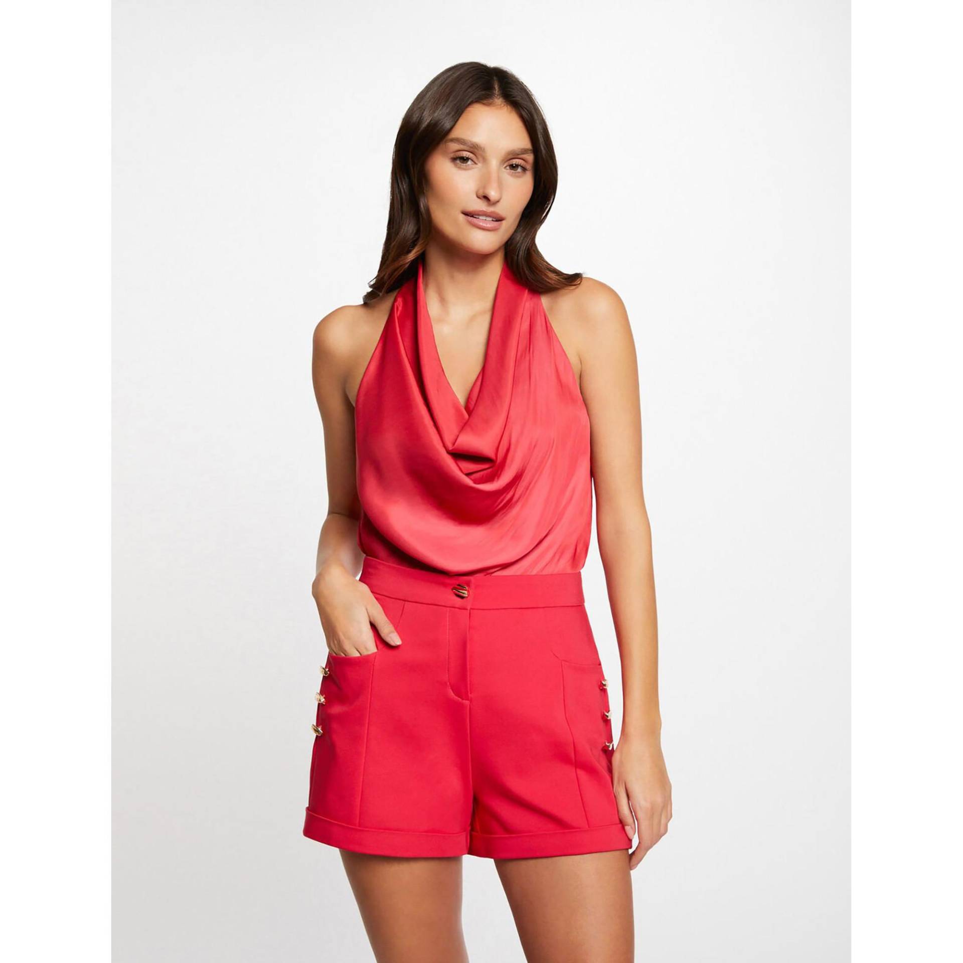 Shorts Damen Rot 36 von MORGAN