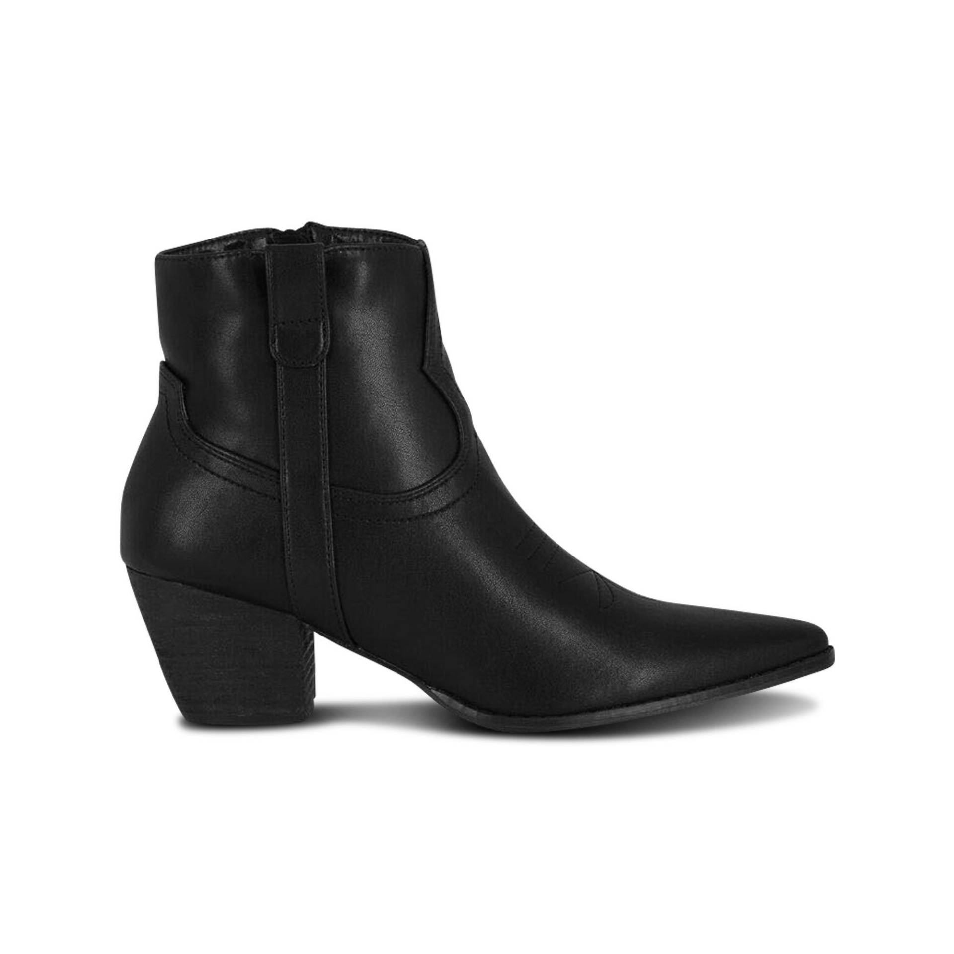 Stiefel, Mid Heel Damen Black 36 von MORGAN