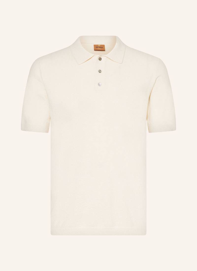 Mos Mosh Gallery Bouclé-Poloshirt Mmgkyle weiss von MOS MOSH Gallery