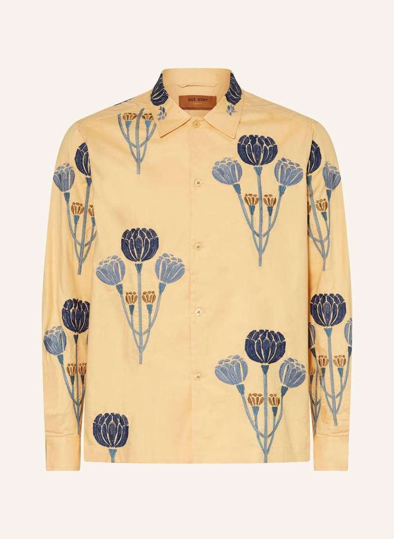 Mos Mosh Gallery Hemd Mmgflow Regular Fit beige von MOS MOSH Gallery