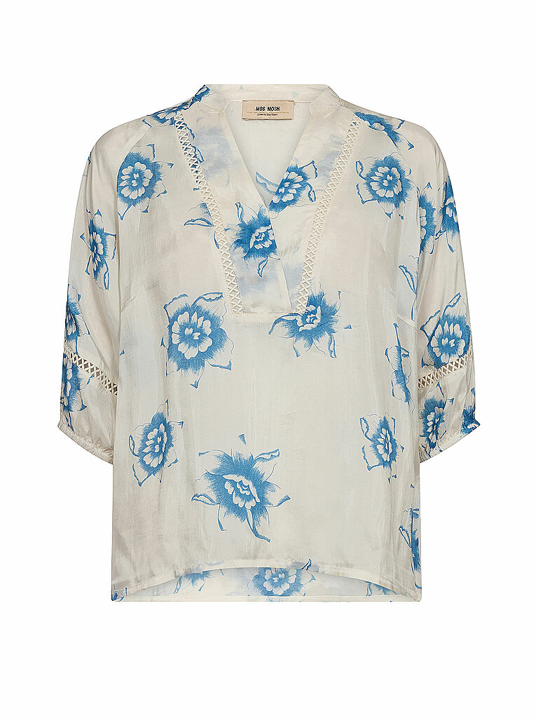 MOS MOSH Bluse MMALEYNAFLORALISA creme | M von MOS MOSH