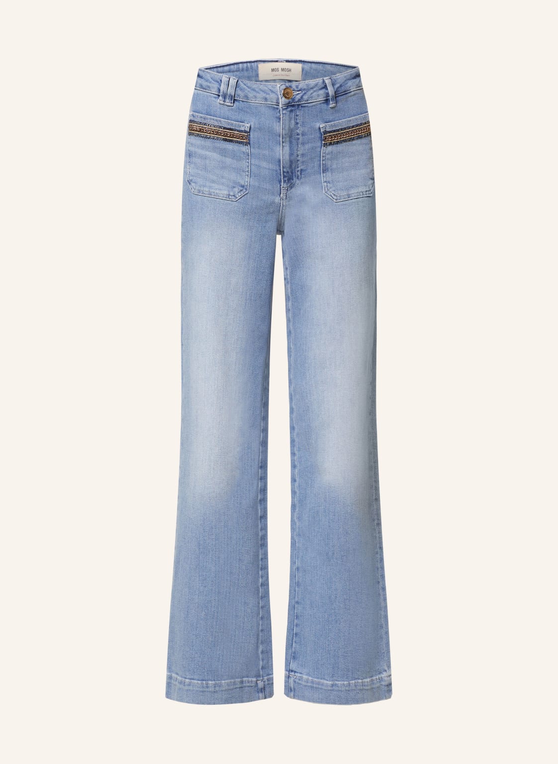 Mos Mosh Flared Jeans Mmcolette blau von MOS MOSH