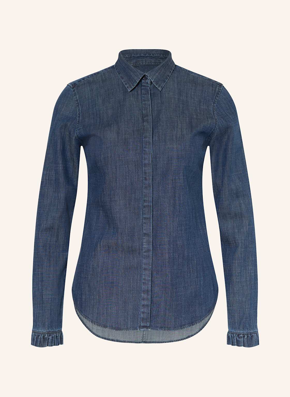 Mos Mosh Hemdbluse Mmmattie Flip Aus Denim blau Mos Mosh Hemdbluse Mmmattie Flip Aus Denim blau von MOS MOSH