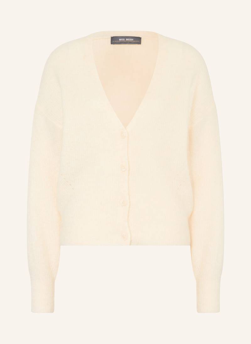 Mos Mosh Oversized-Strickjacke Thora Mit Alpaka weiss von MOS MOSH