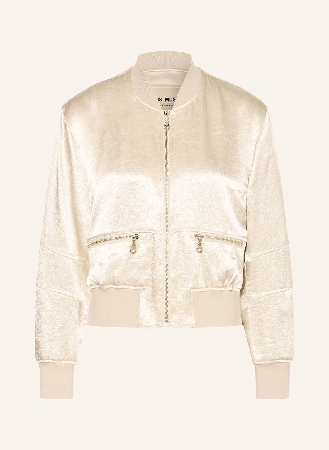 Mos Mosh Satinblouson Mmcate beige von MOS MOSH