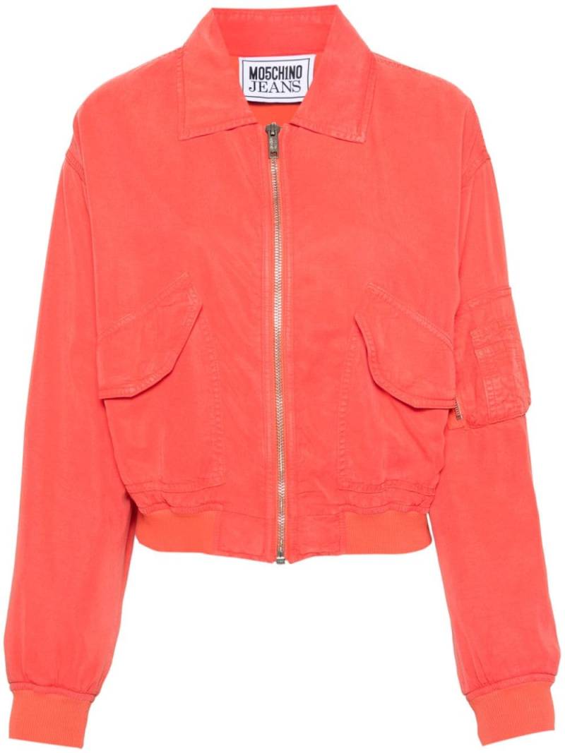 MOSCHINO JEANS multi-pockets bomber jacket - Red von MOSCHINO JEANS