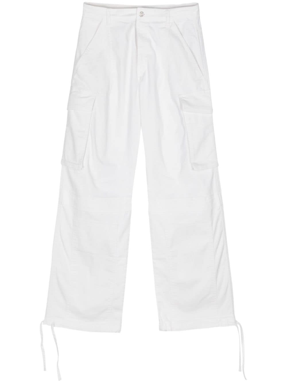 MOSCHINO JEANS twill-weave cargo pants - White von MOSCHINO JEANS